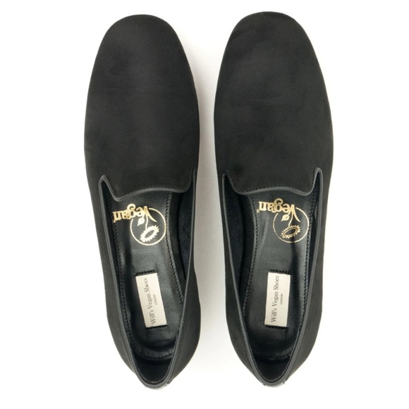 🖤 Black Suede Slip-On Vegan Loafer, Will’s Leather +FREE GIFT! - Picture 4 of 9